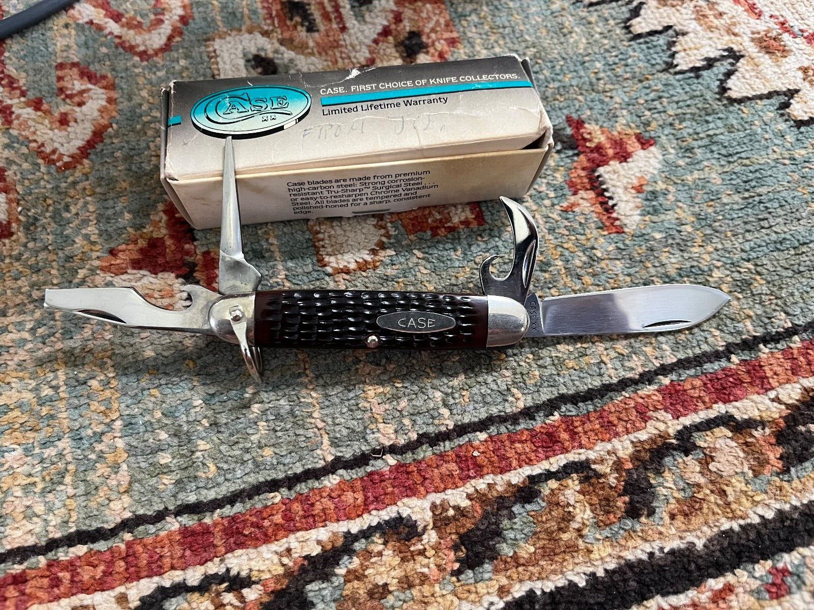 Vintage Case Camp knife made in USA  (23155)