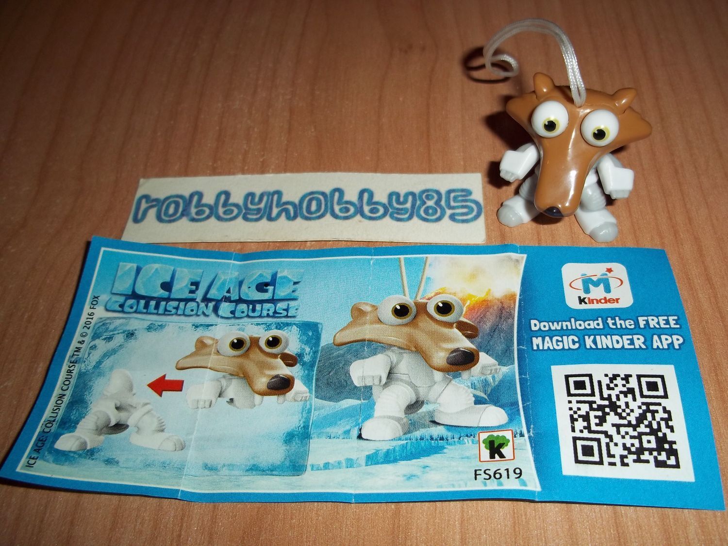 Ice Age 5 - Figures of your choice - kinder Joy Italy 2016