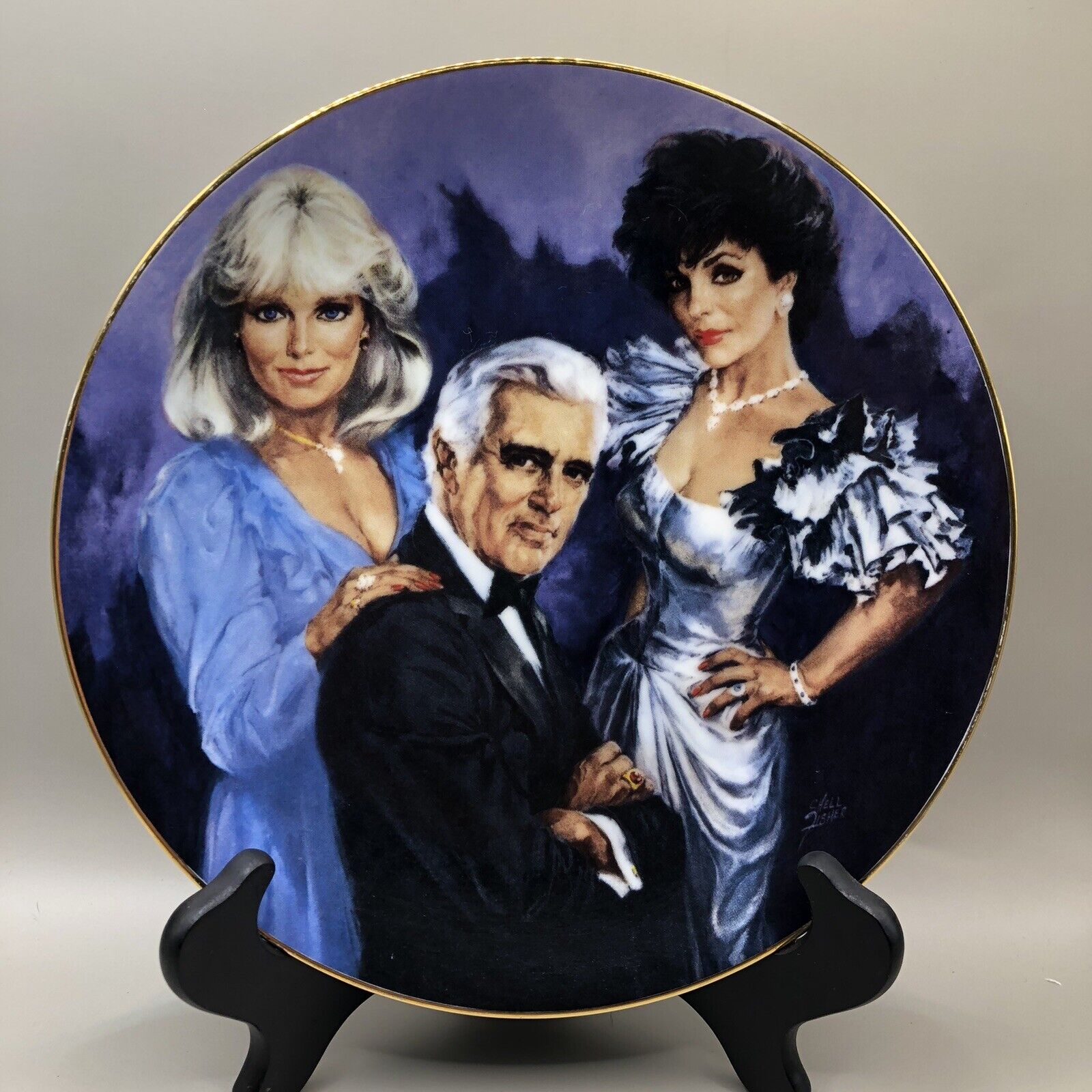 Vintage 1985 Royal Orleans Dynasty TV Series Collectible Plate Limited Edition
