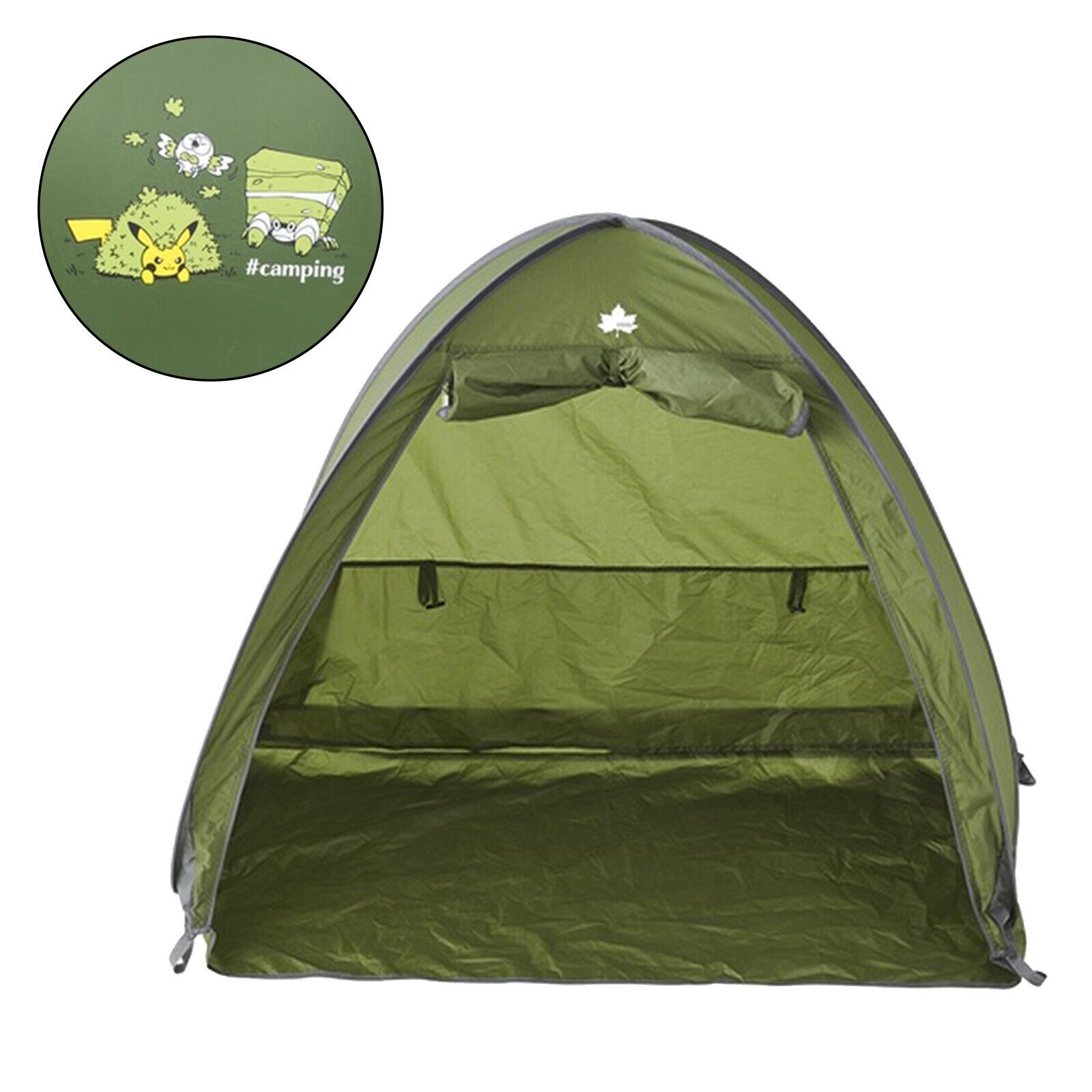 Pokemon Center Original LOGOS Pop Shade Tent Pikachu Rowlet Camping Outdoor New