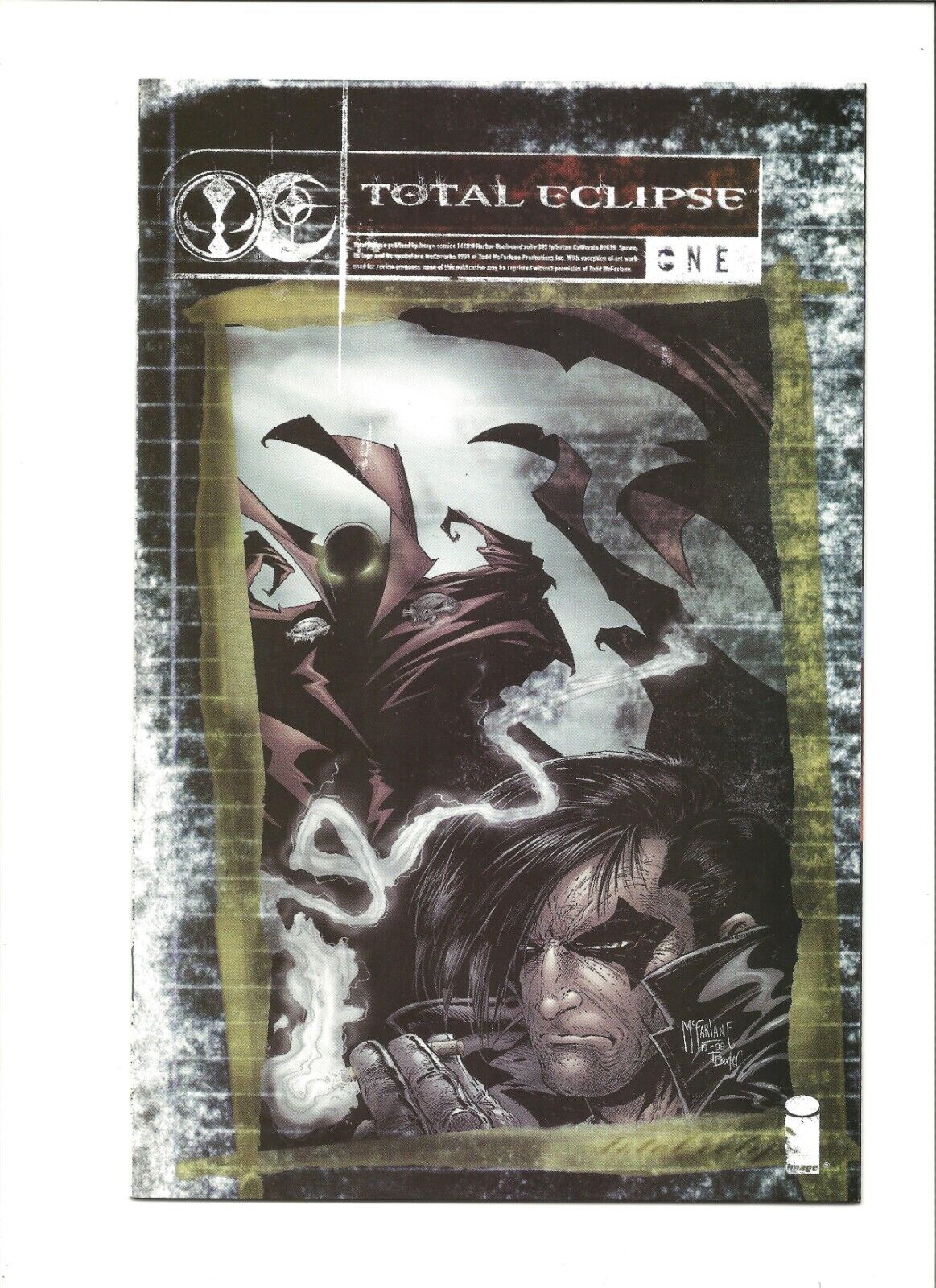 Total Eclipse #1 Image Comics (1998) Todd McFarlane Spawn HTF Rare Comic Book NM