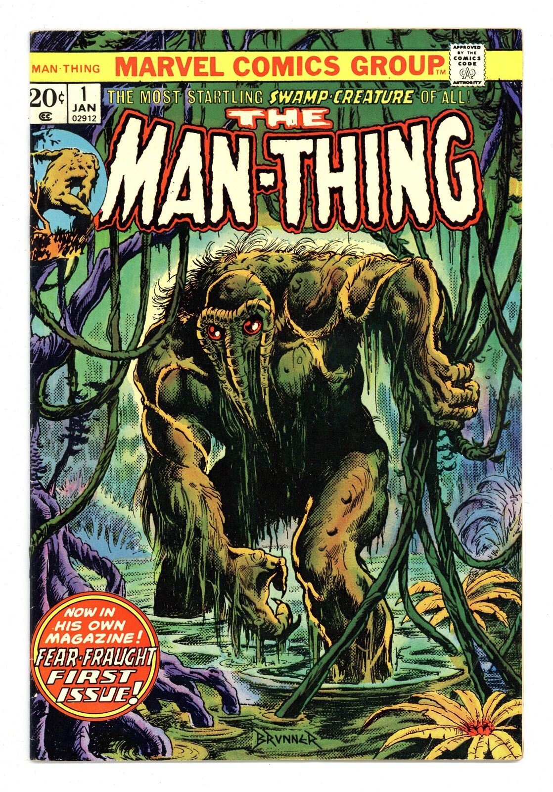 Man-Thing #1 VG 4.0 1974
