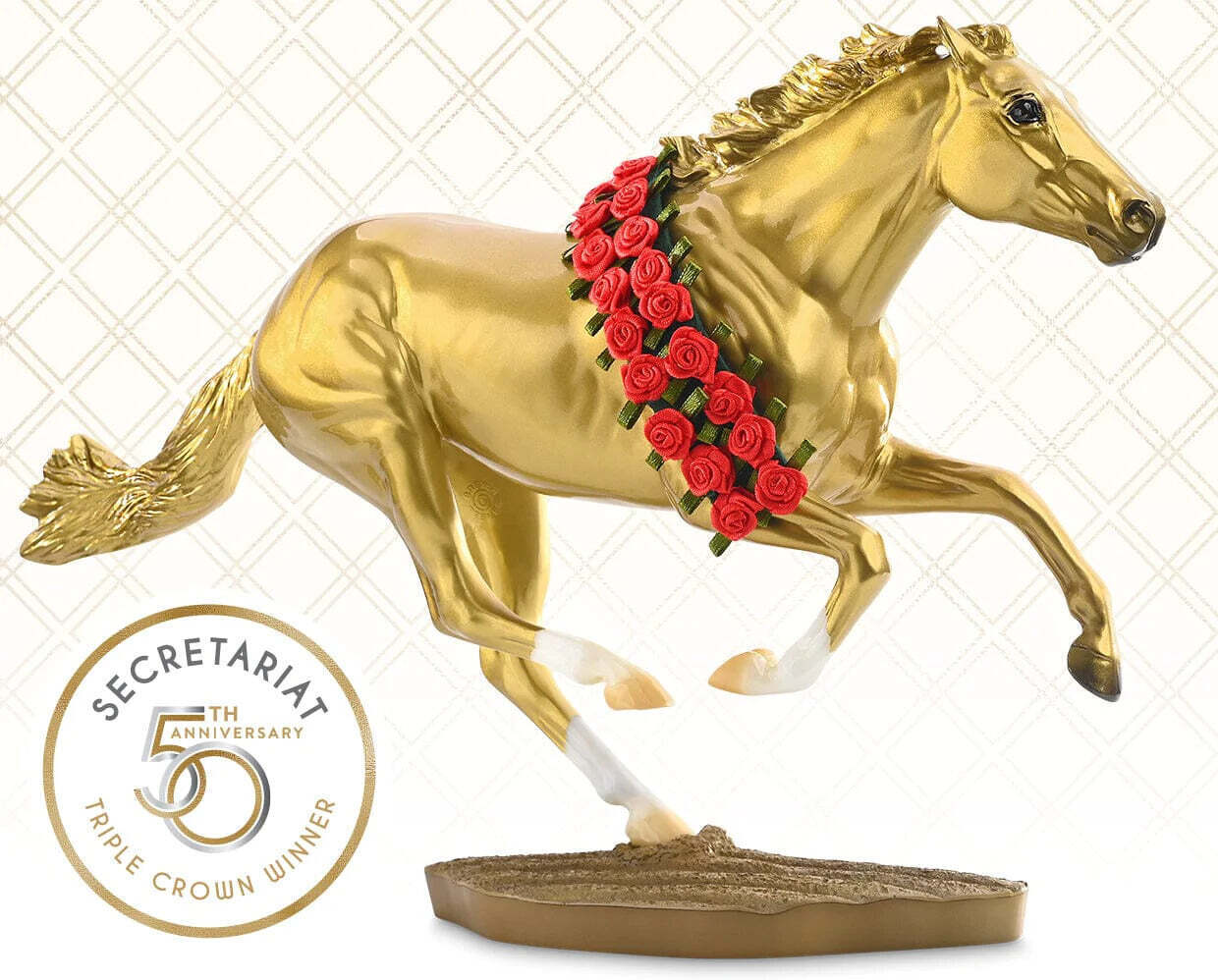 BREYER TRADITIONAL HORSES #1874 Secretariat 50th Anniversary Triple Crown Winne
