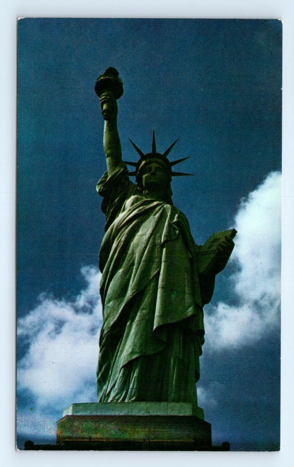 Statue of Liberty Bedloes Island NY Postcard