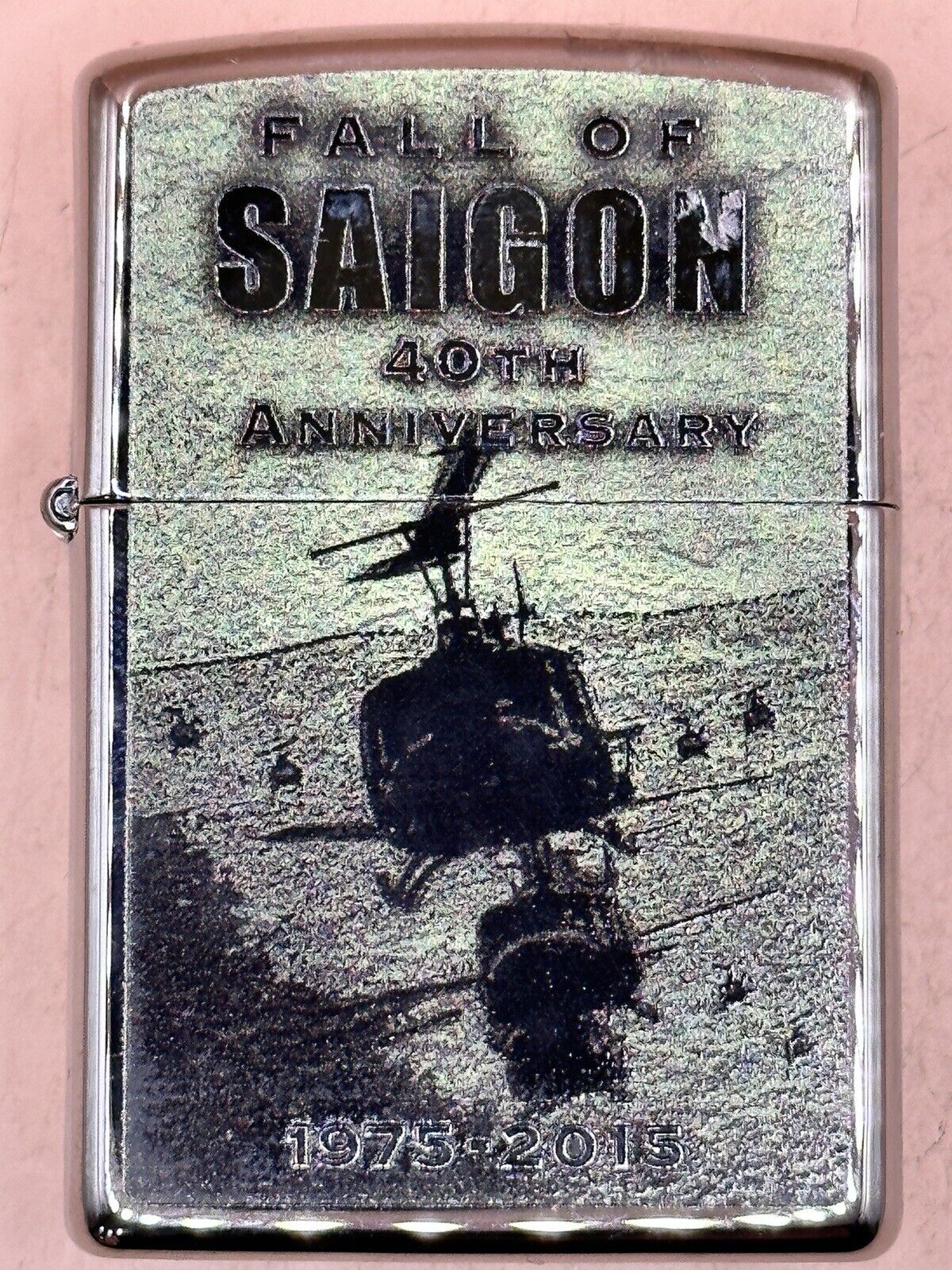 2020 Vietnam War Fall Of Saigon 40th Anniversary Chrome Zippo Lighter NEW