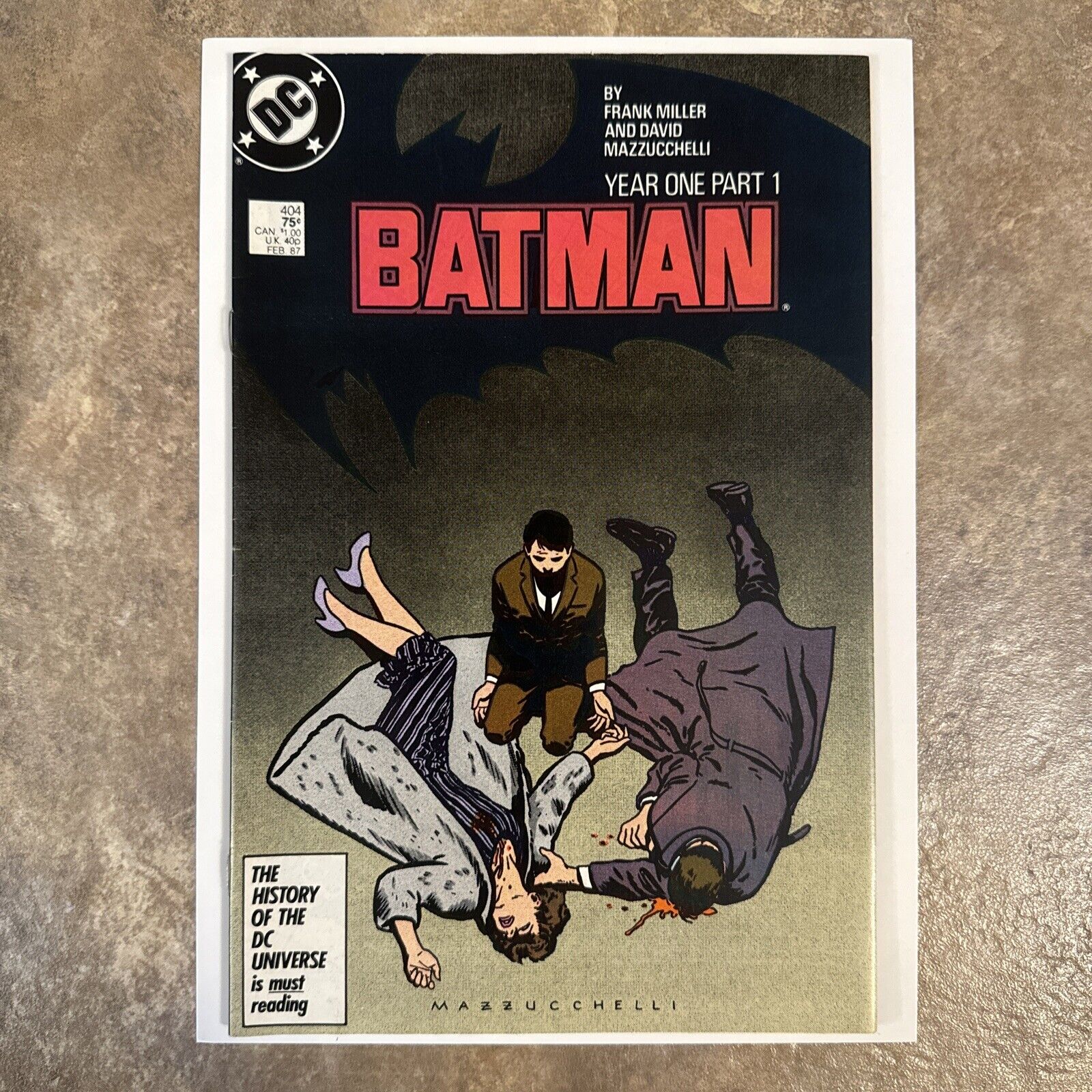 Batman #404 - VF - 1987 - DC Comics - 1st Holly Robinson - Frank Miller - Year 1