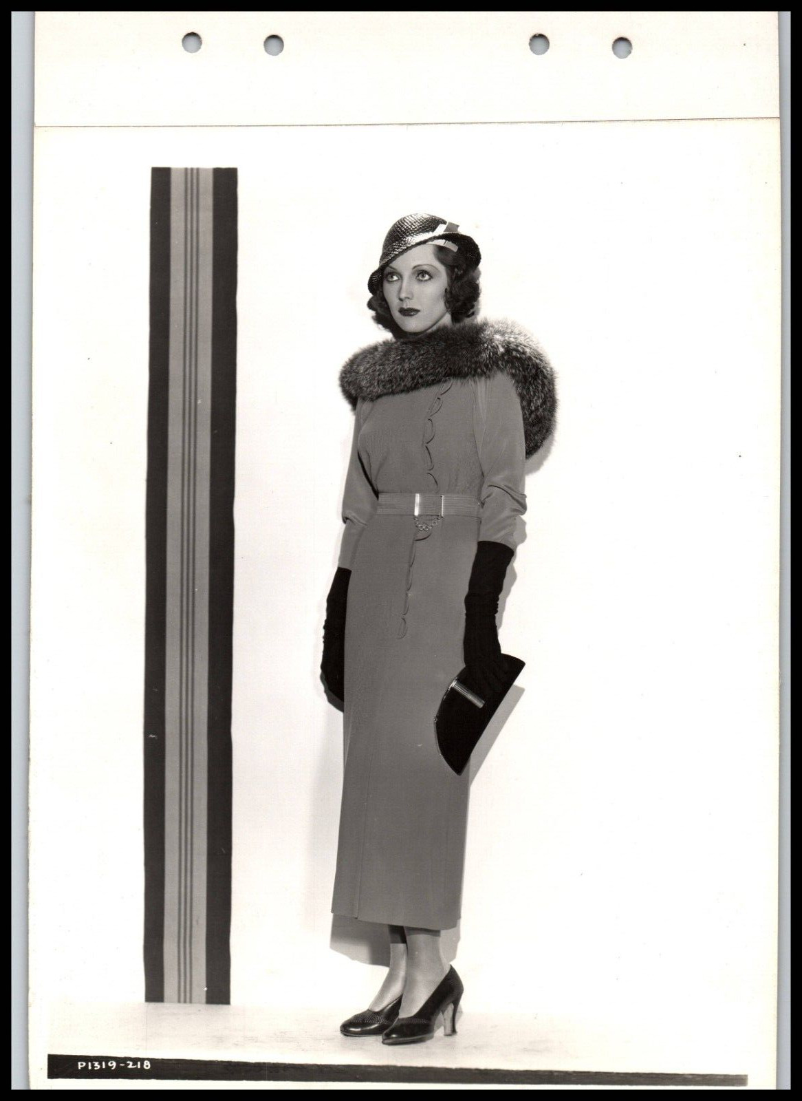 Hollywood Beauty Adrienne AMES STUNNING PORTRAIT STYLISH POSE 1930s Photo 690