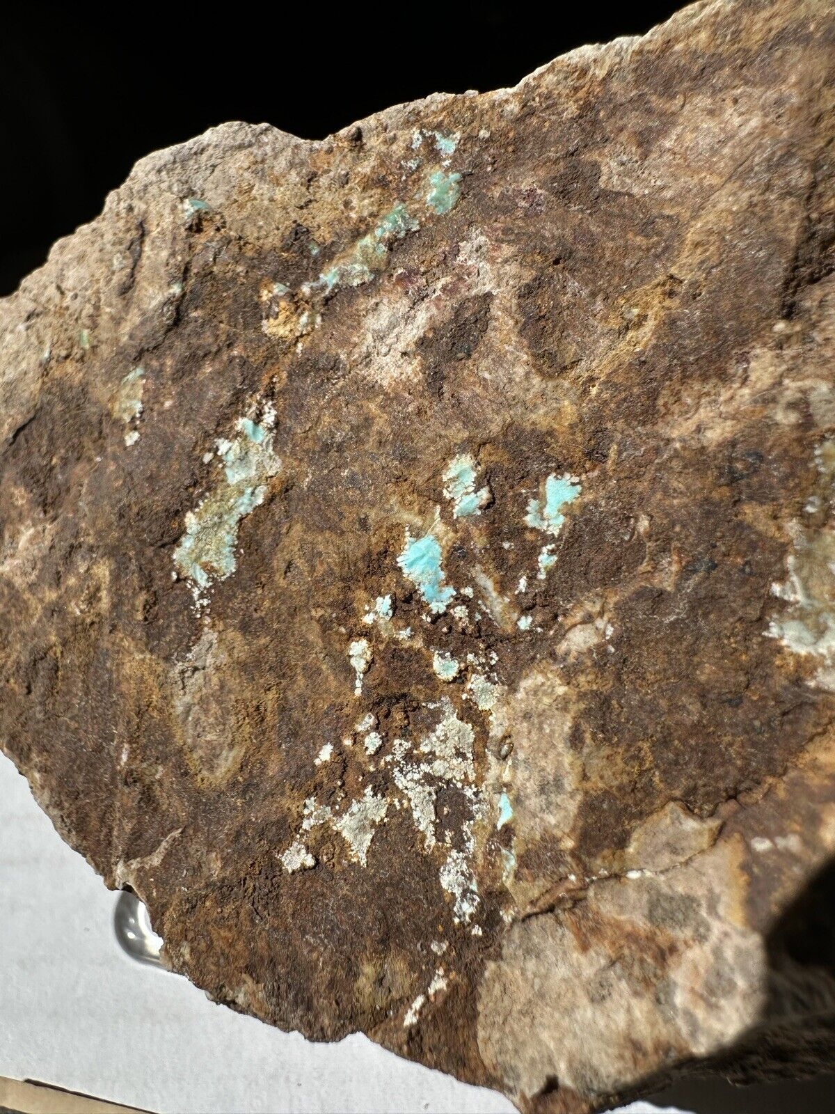 Turquoise, from Cerillos District, Santa Fe County, New Mexico