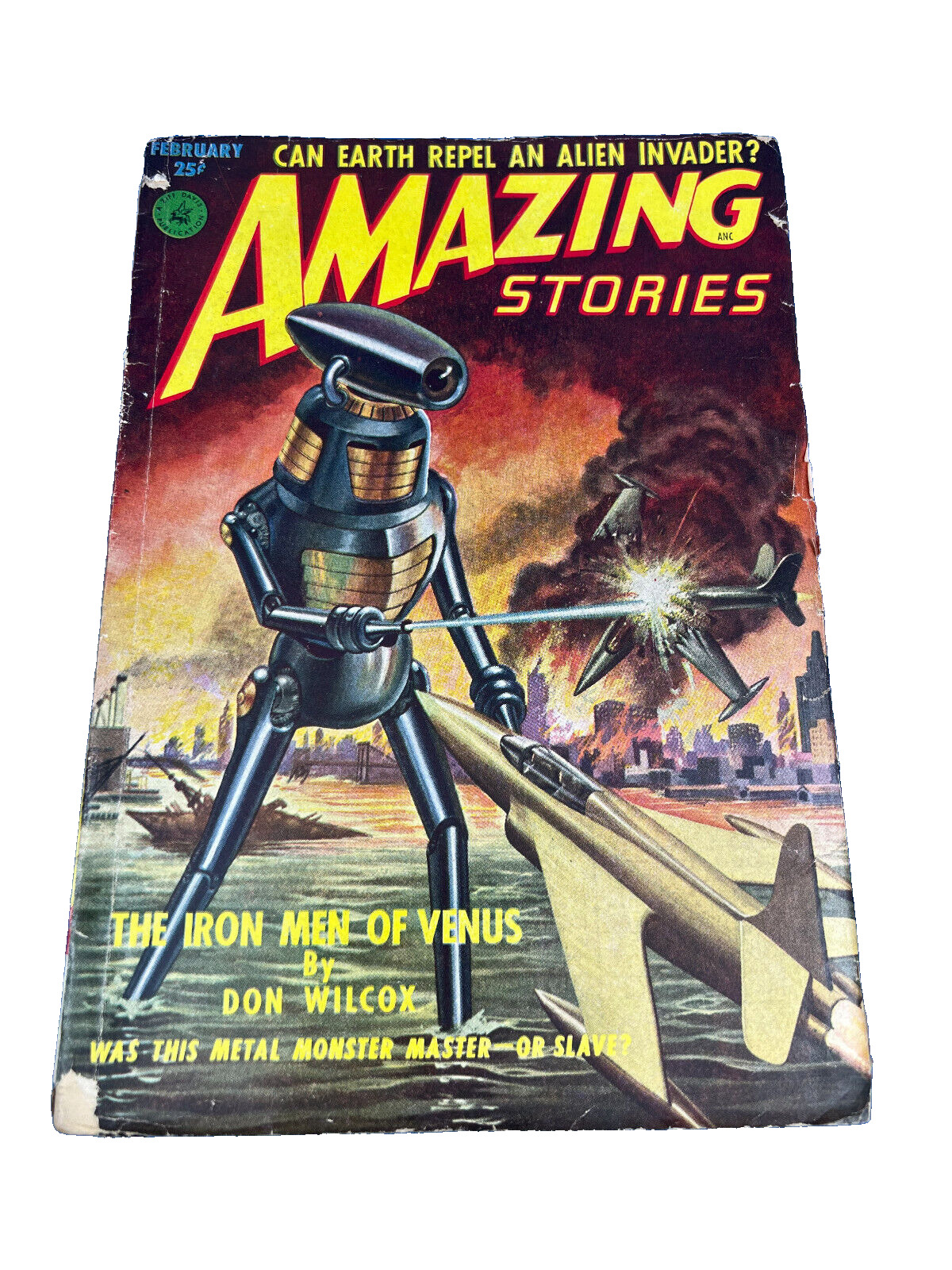 Amazing Stories August 1947 ~ Science Fiction ~ PULP Magazine ~ Iron Men Venus ~