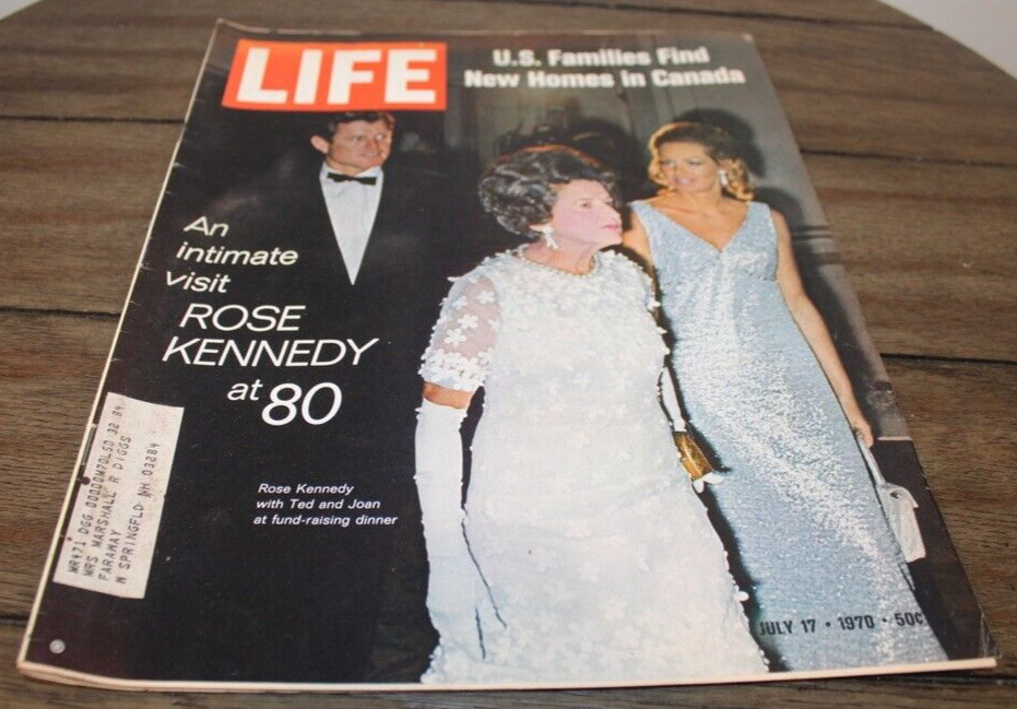 Vtg Life Magazine JULY 17, 1970 The Kennedys GREAT PHOTOS