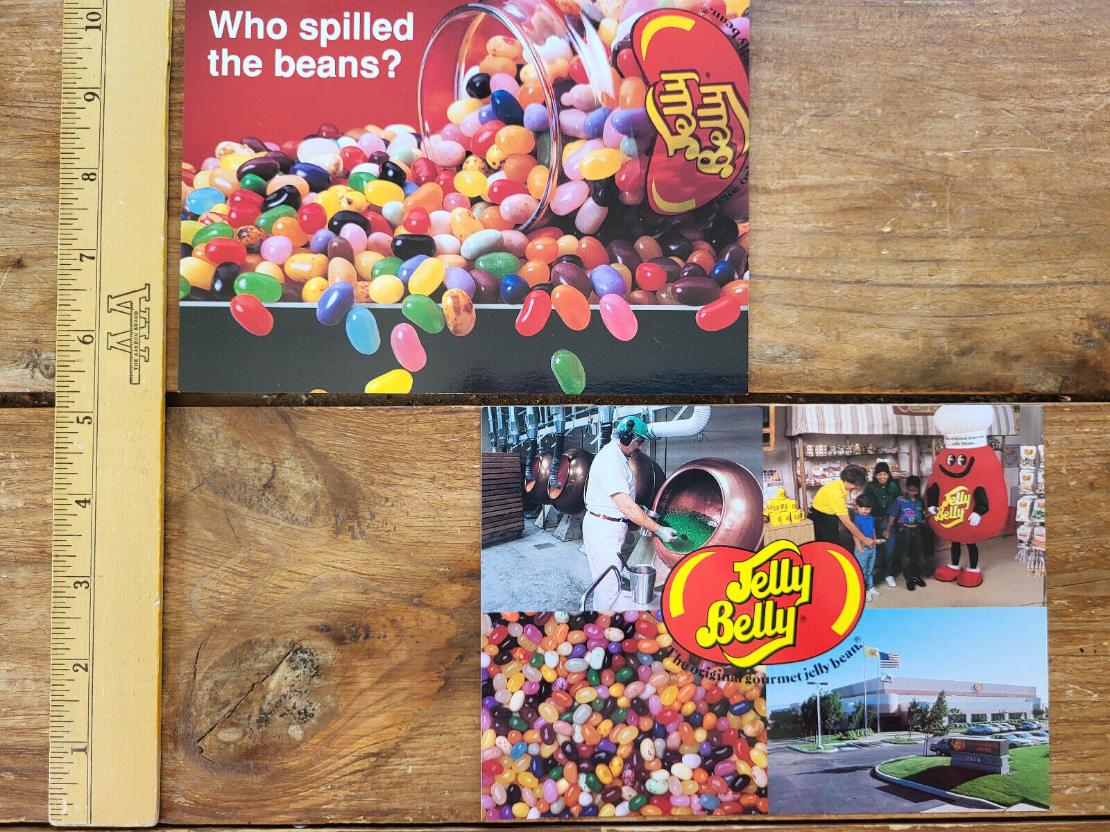 Jelly Belly Jelly Bean Candy Factory Postcards Lot of 2 FINE