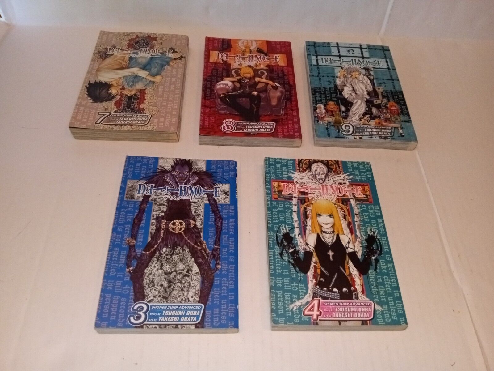 Lot Of 5 Manga Death Ote Books Comics
