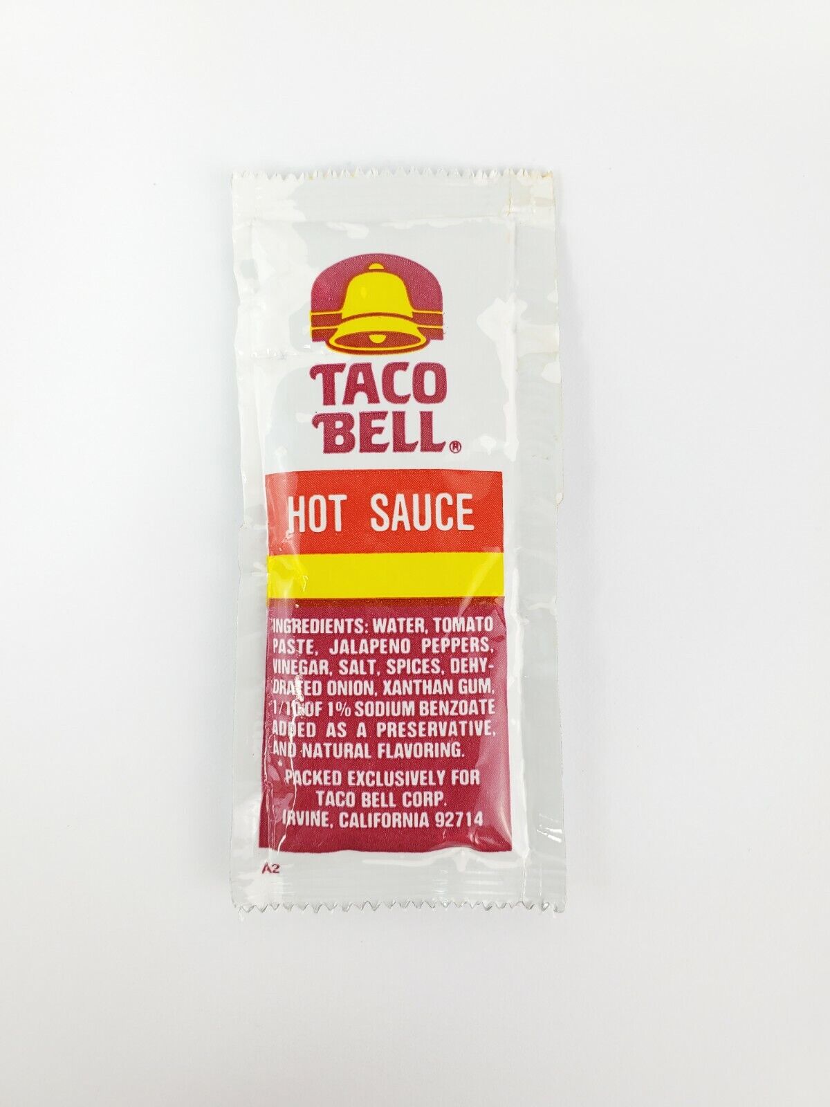VINTAGE TACO BELL HOT SAUCE PACKET RETRO FAST FOOD QUIERO MINT CONDITION 