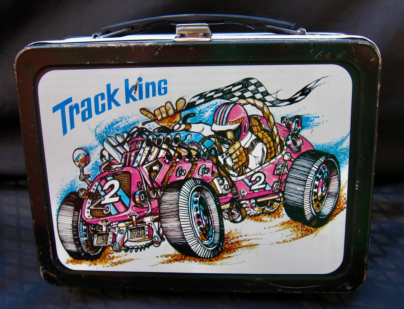 Vintage TRACK KING Box - Car Race Winner - R-7 Very Rare (1975) C-8.5 Awesome