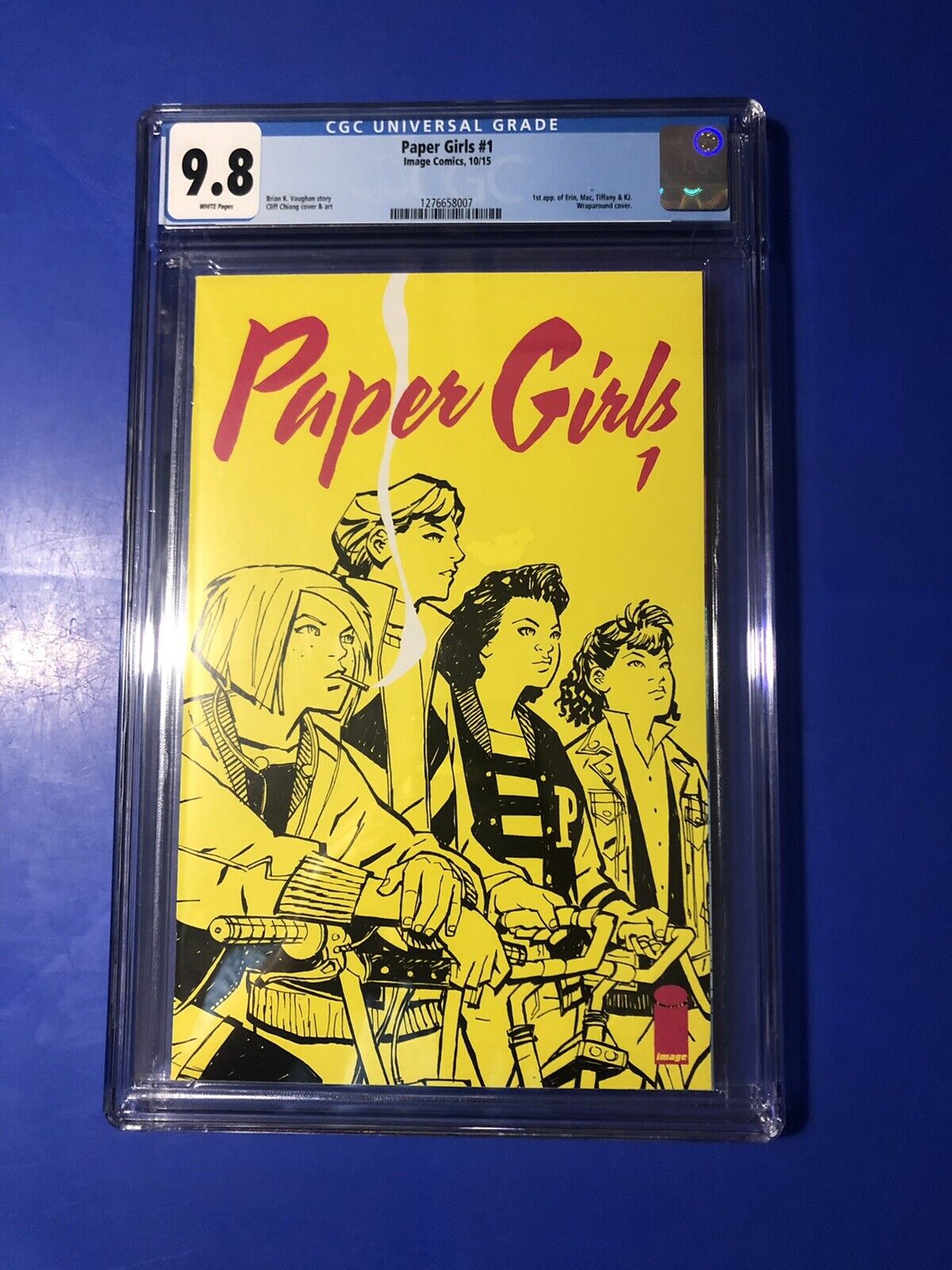 Paper Girls #1 CGC 9.8 1st APPEARANCE Print Main Cover A Image COMIC Amazon 2015