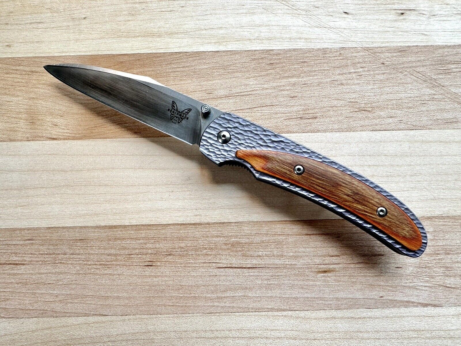 Benchmade 440 Opportunist Osborne Folding Knife Rare Discontinued - User