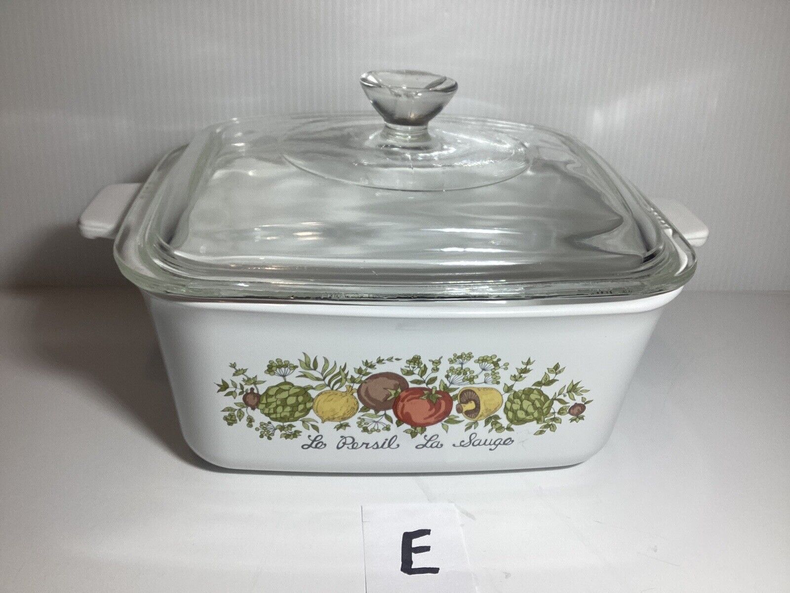 Vintage Corning Ware Covered Casserole 