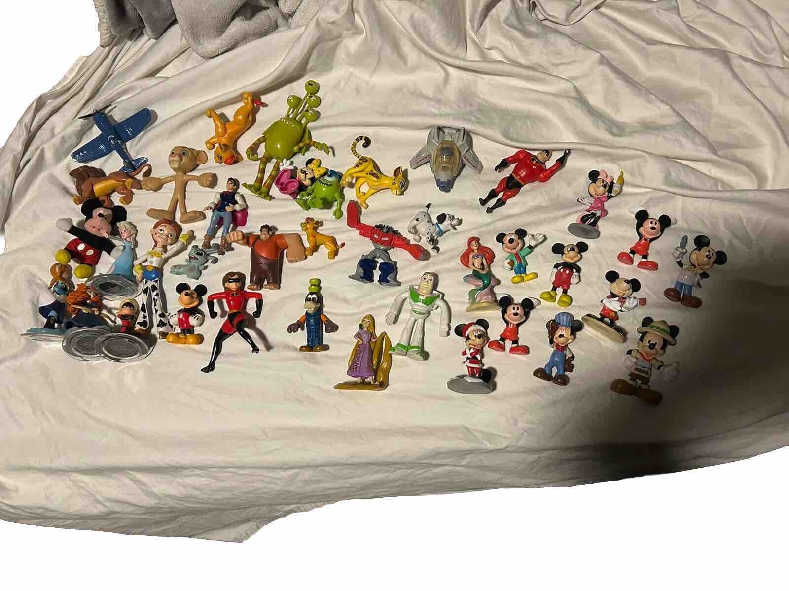 Rare Vintage Disney Figurines. Mickey Mouse, Frozen, Incredibles, Lion King