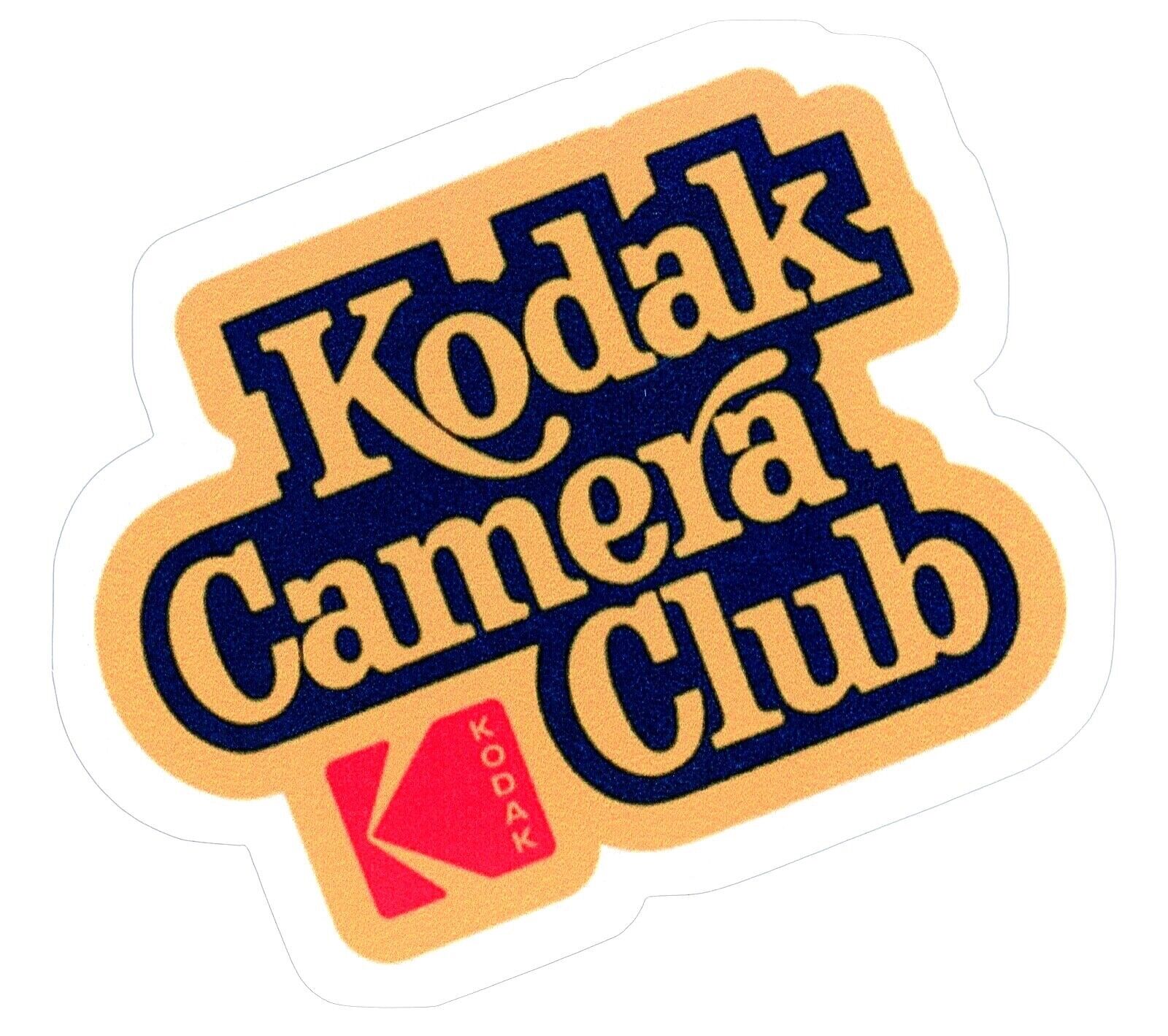 Kodak Camera Club Logo Sticker (Reproduction)