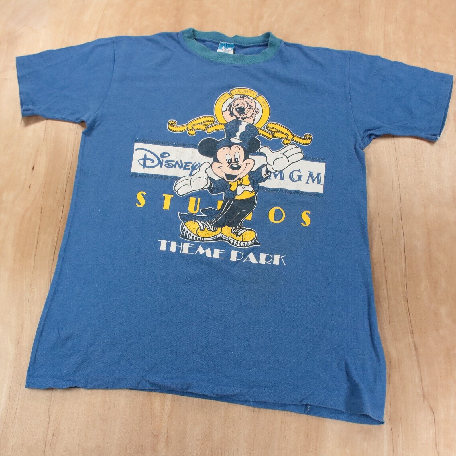 DISNEY MGM Studios Theme Park t-shirt LARGE vtg 80s usa made single stitch