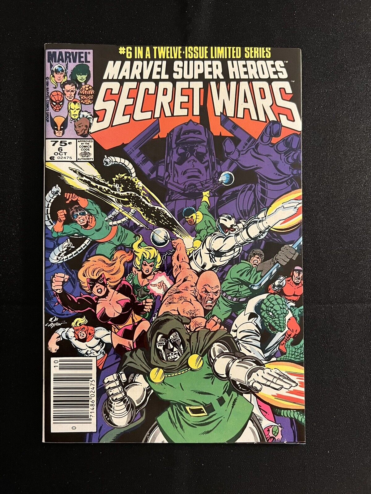Marvel Super Heroes Secret Wars #6 Newsstand - Doom Cover Spiderwoman Cameo 1984