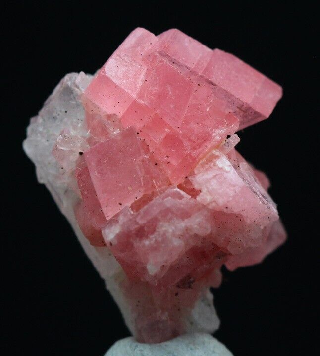 RHODOCHROSITE QUARTZ Crystal Cluster Mineral Specimen SWEET HOME MINE COLORADO