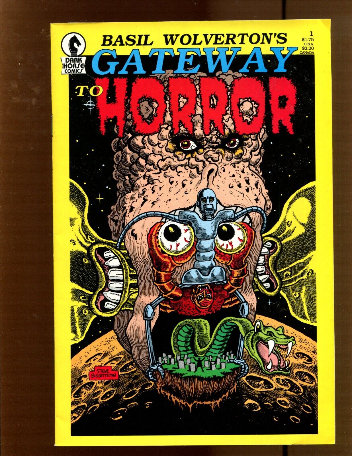 Basil Wolverton\'s Gateway To Horror #1 - Two Pieces (8.5/9.0) 1988/89 LOT
