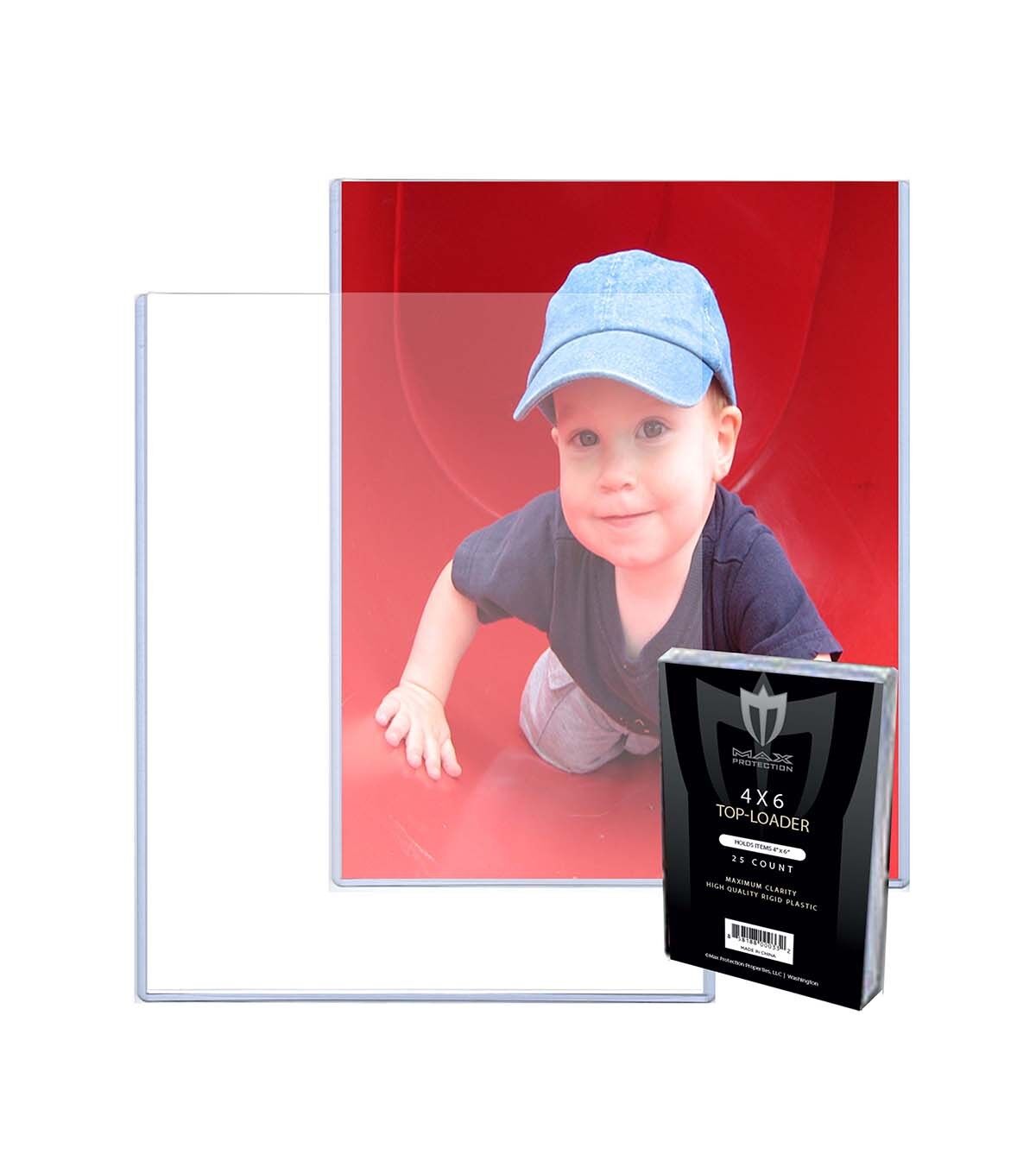 100 Max Pro 4x6 Toploaders Postcard Photo Holders Storage Ultra Protection