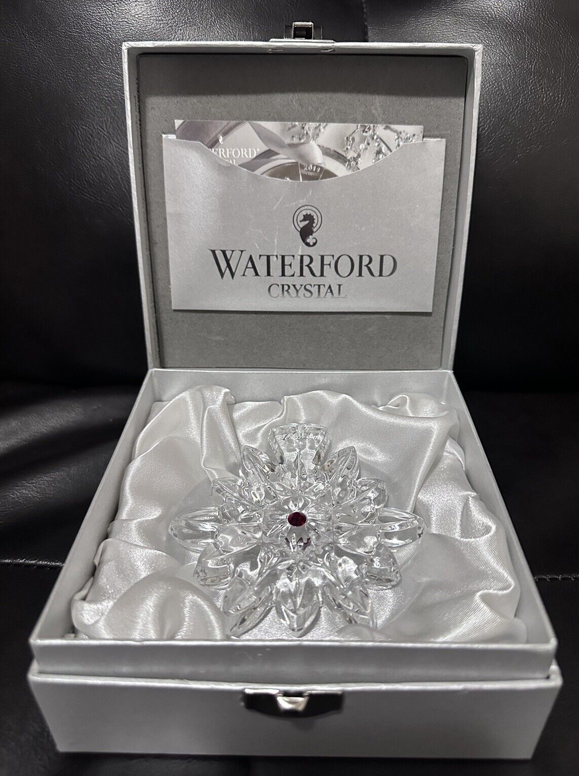 Waterford 2011 Snowflake Wishes Ornament, Limited 1st Edition Mint In Box