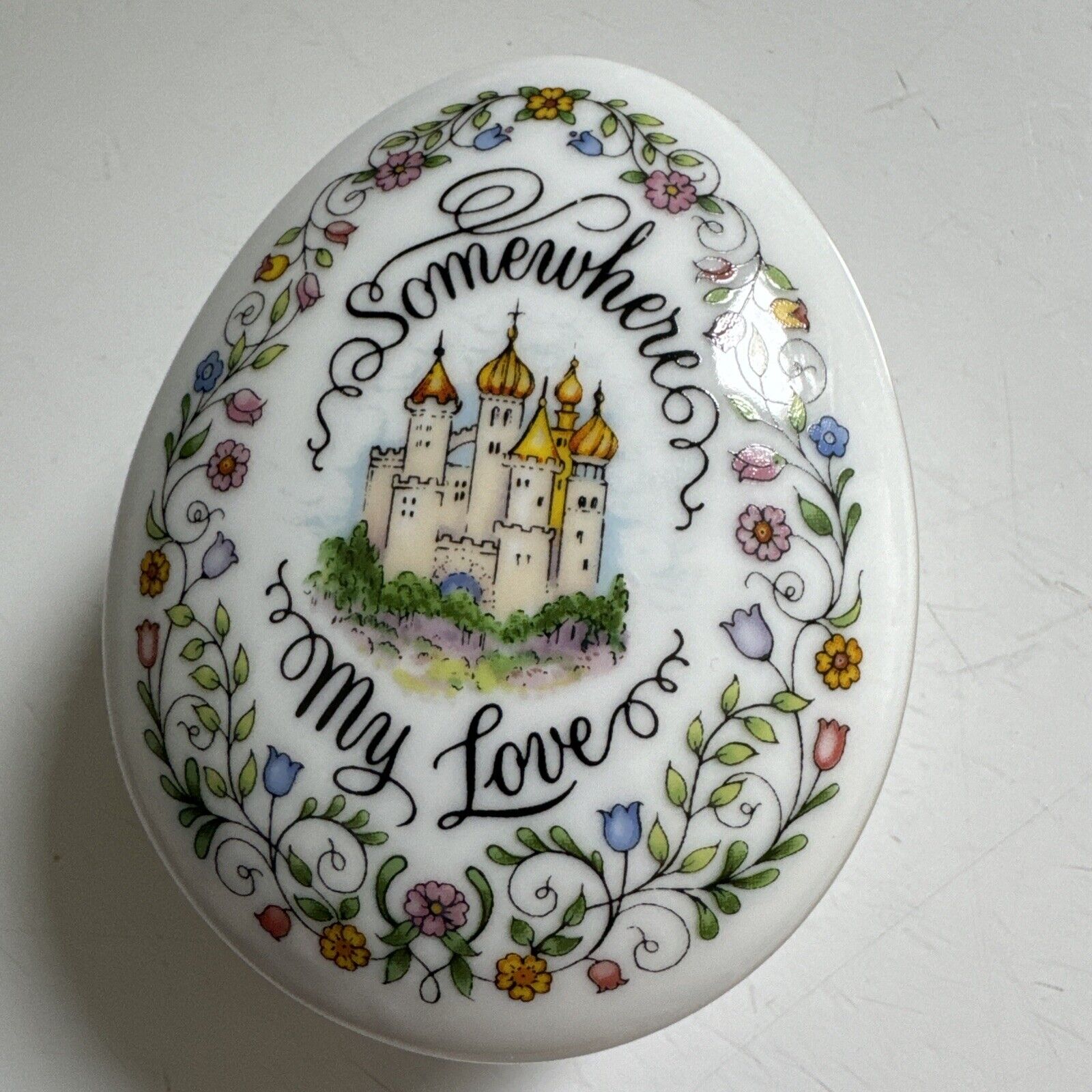 Somewhere My Love Music Box Franklin Porcelain Worlds Most Romantic Love Songs