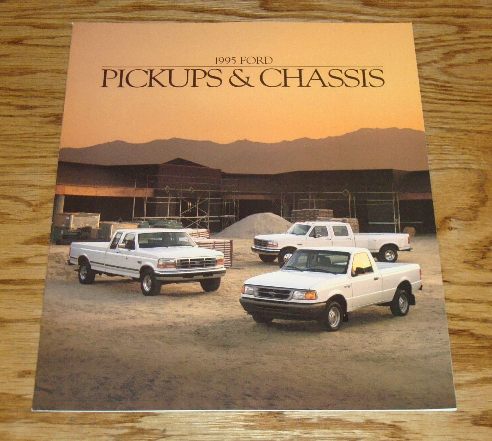 Original 1995 Ford Commercial Truck Pickup & Chassis Sales Brochure 95