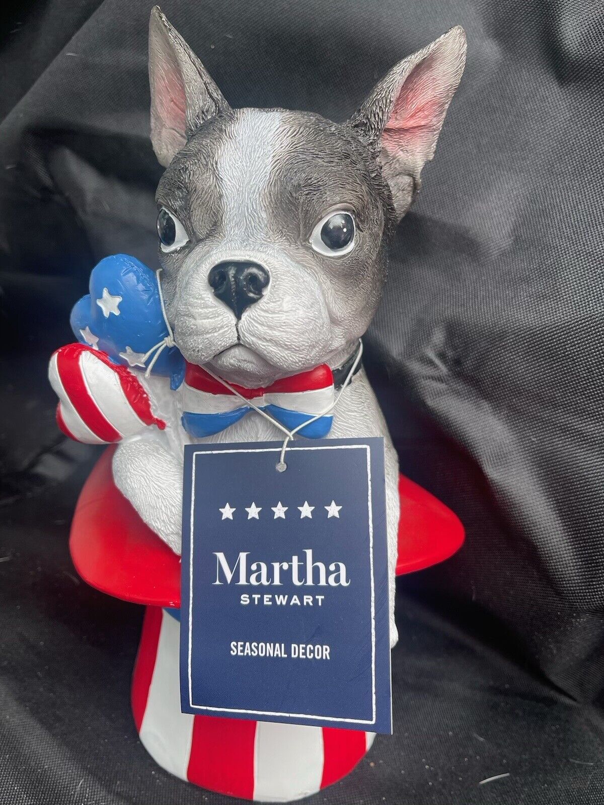 Patriotic French bulldog/Boston Terrier
