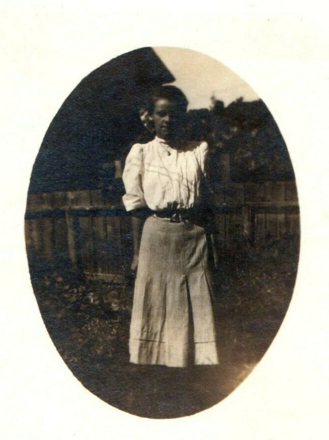 c1910\'s Victorian Girl Children Dress RPPC Photo Unposted Antique Postcard
