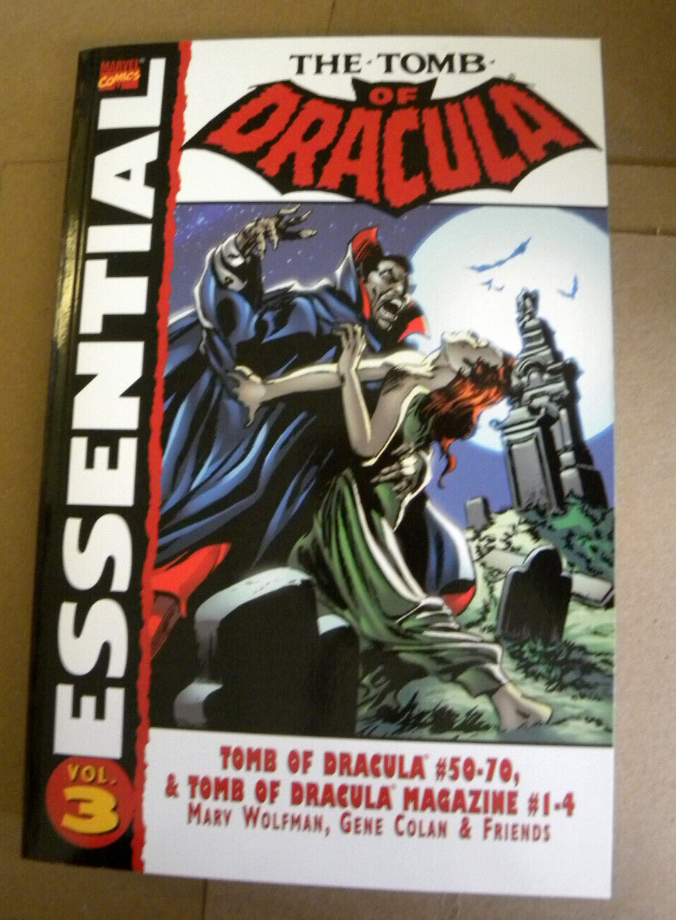 Marvel 2004 ESSENTIAL TOMB OF DRACULA Vol 3 tpb Gene Colan Marv Wolfman qq