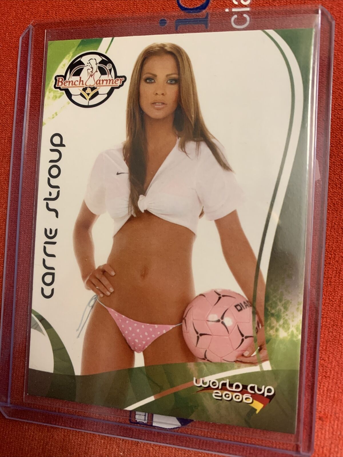 2006 BENCHWARMER WORLD CUP #H88 CARRIE STROUP HIGH NUMBER Centered Nice Sharp