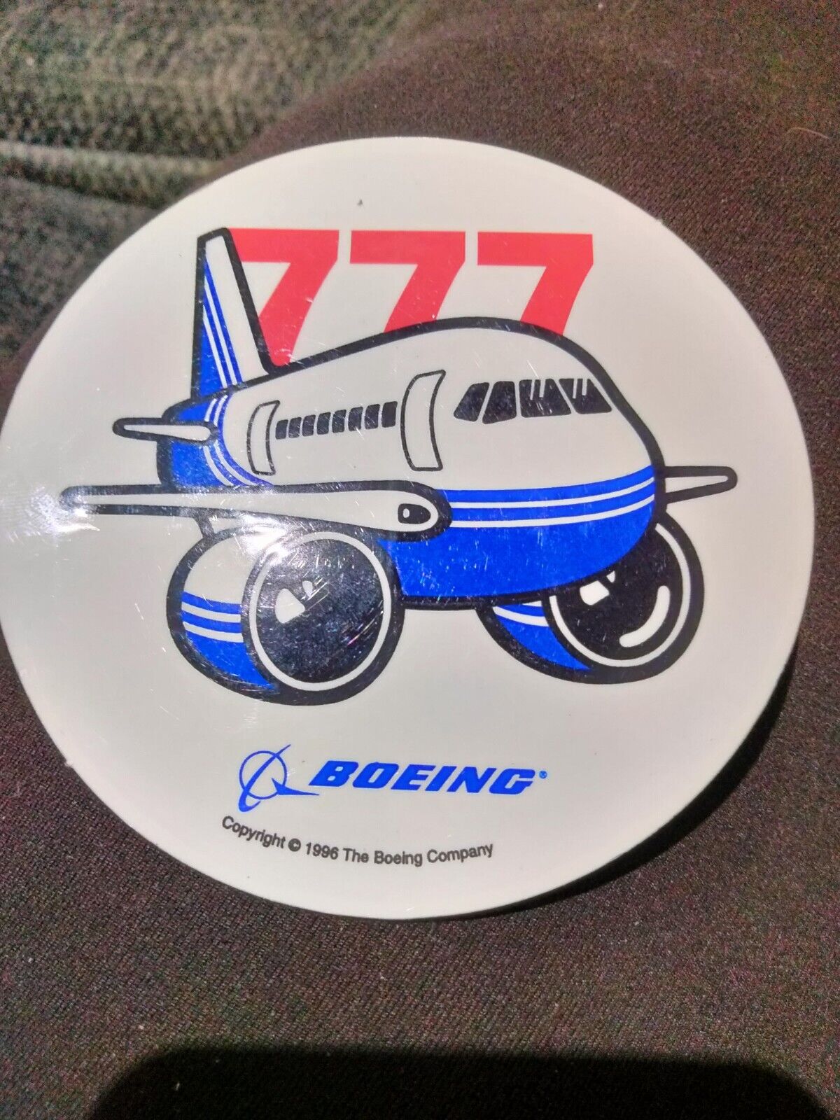 Promotional Stickers Boeing 777 Boeing-Company 1996 Aircraft Aviation USA