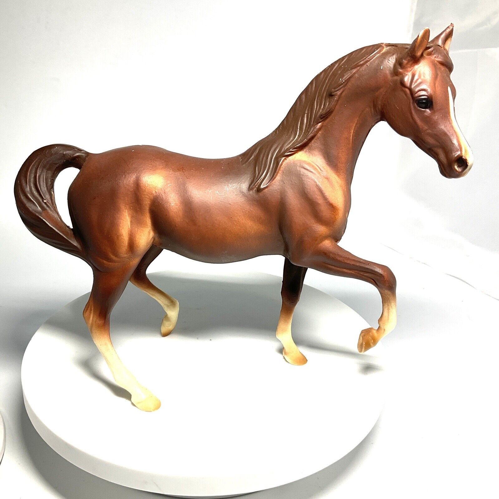 Vintage 1970s Breyer Classic Arabian Mare Chestnut Breyer Mold  Toy Horse