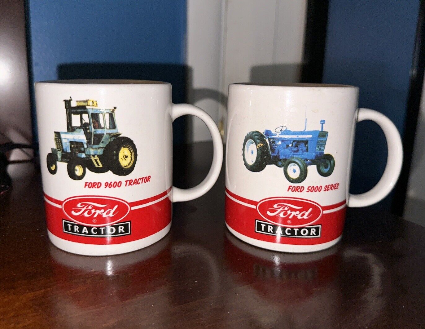 Set of 2 Ford Tractor 5000 & 9600 Series Coffee Mug Official License