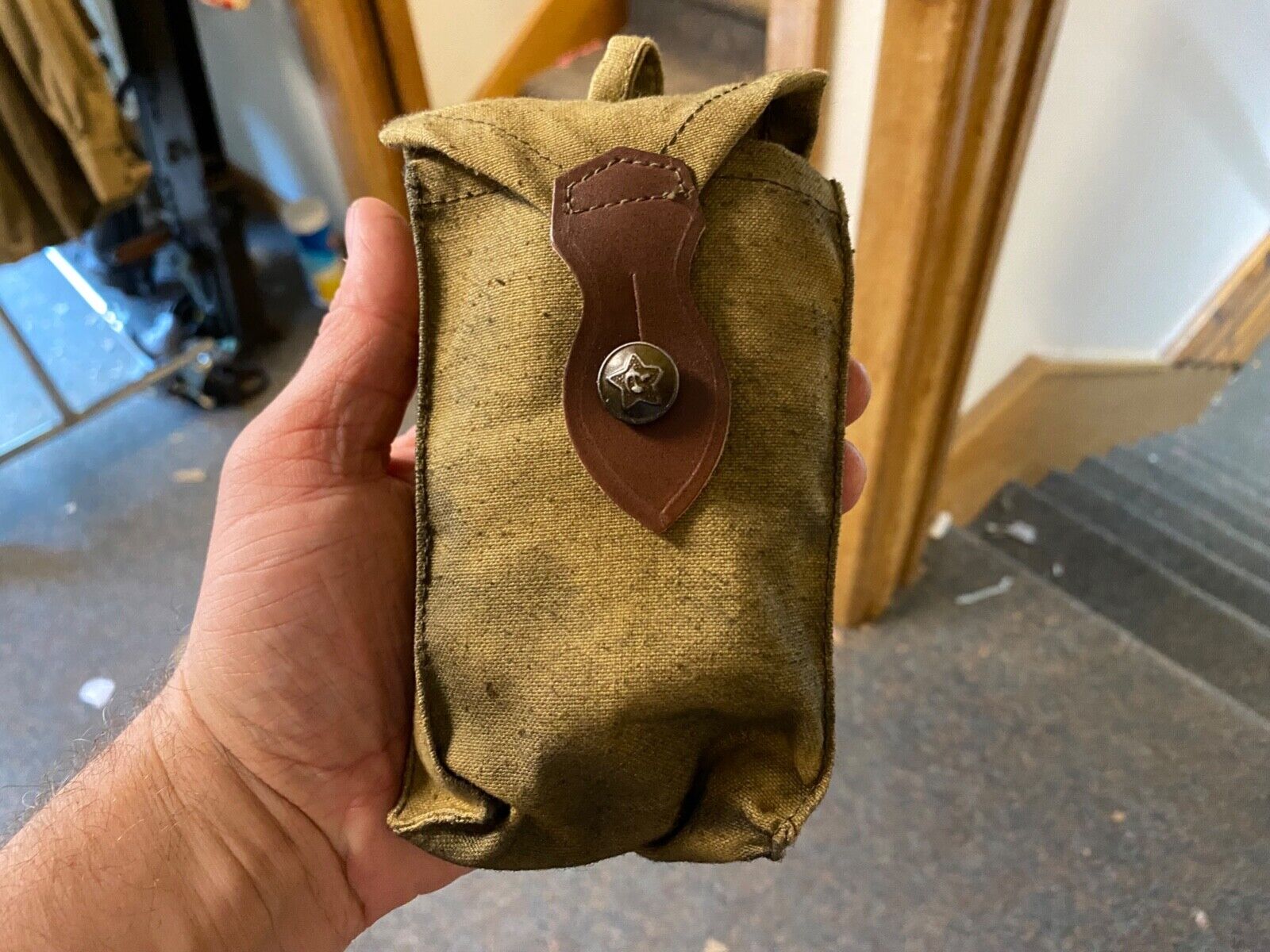 WWII SOVIET RUSSIAN M1935 CARRY KIT POUCH