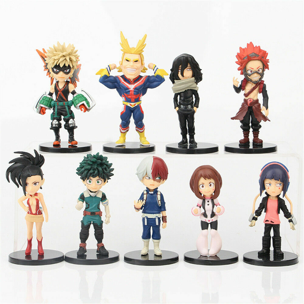 9pcs/set New My Hero Academia Anime PVC Action Figure Toy Gift US Seller