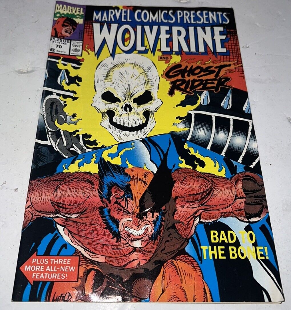 Marvel Comics Presents #70 Wolverine Ghost Rider (1991) VF/NM