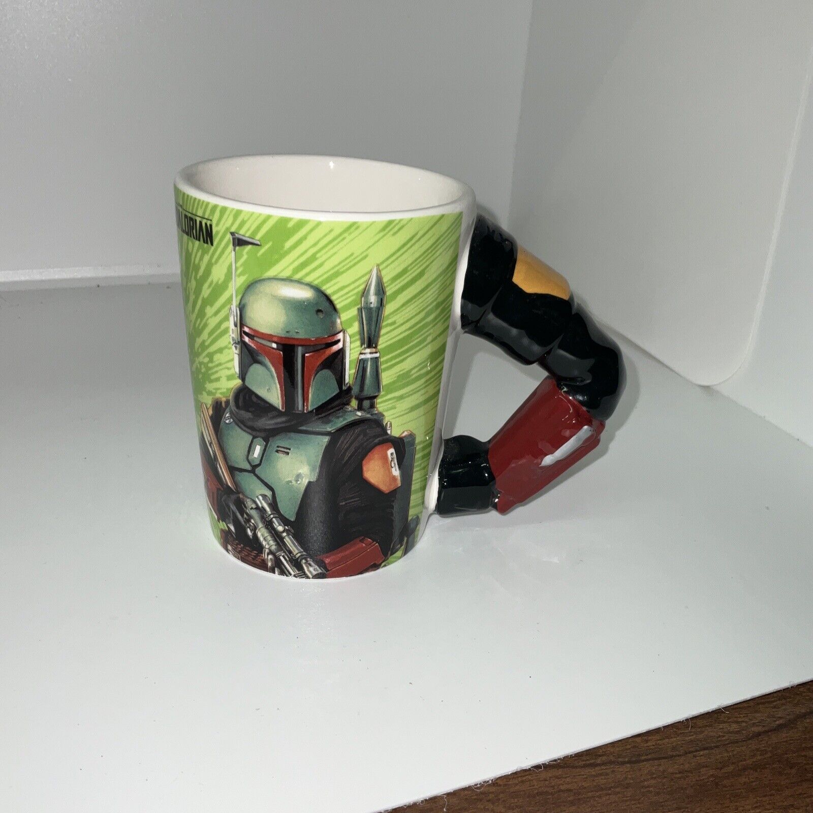 Star Wars Galerie Mandalorian Mug Boba Fett Ceramic Coffee Cup 14 oz Tea Mando