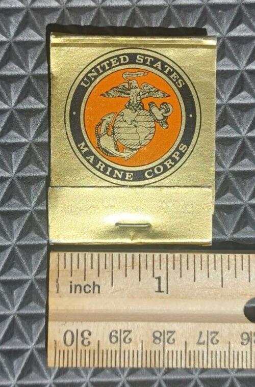 Vintage Matches From United States Marine Corps Semper Fidelis Gold (NEW)