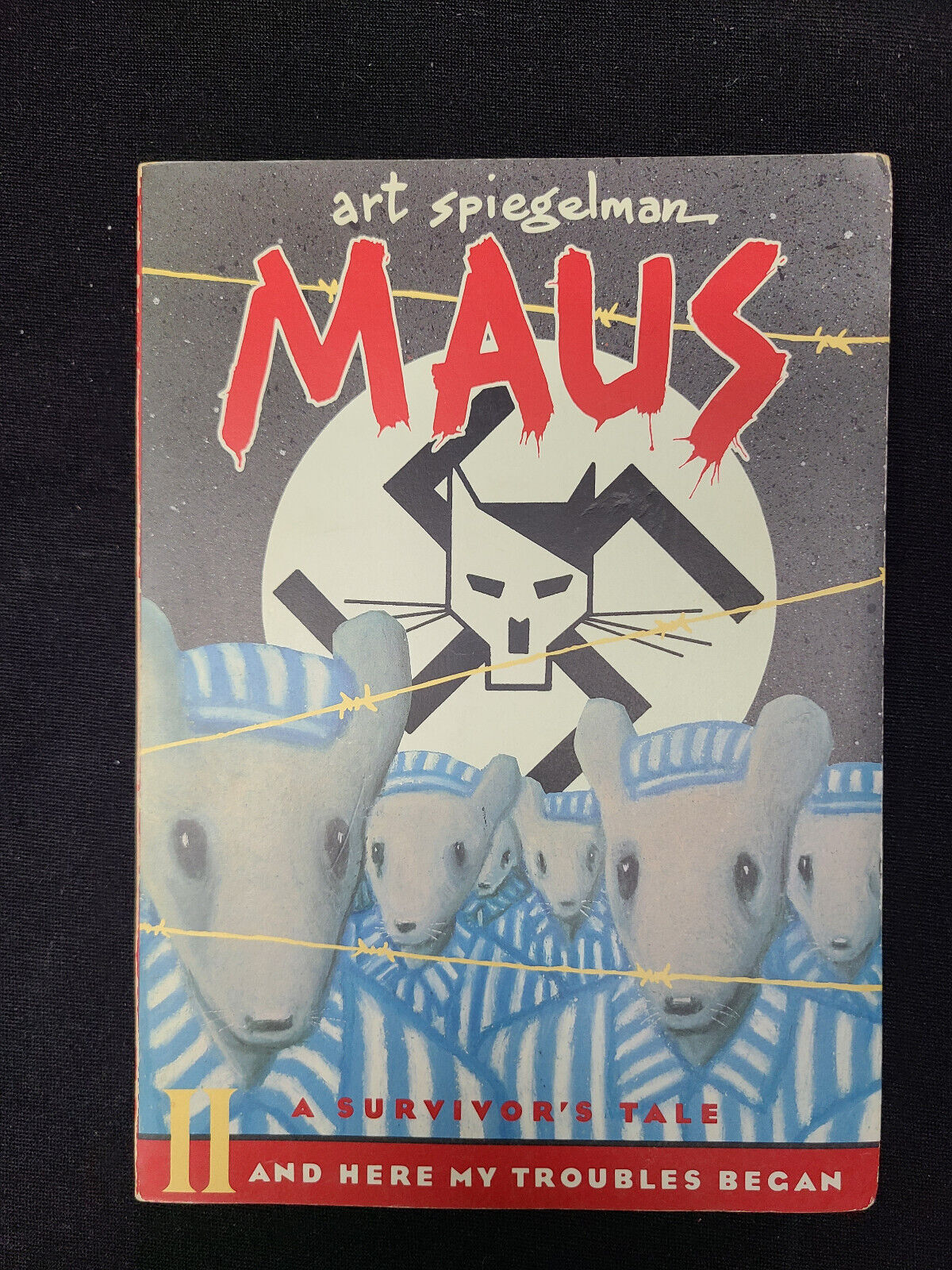Maus II And Here My Troubles Began by Art Spiegelman, Signed and Sketched 1992
