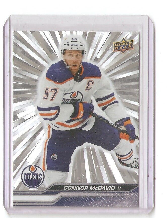 2023-24 UD Series 1 Silver Outburst Conner McDavid