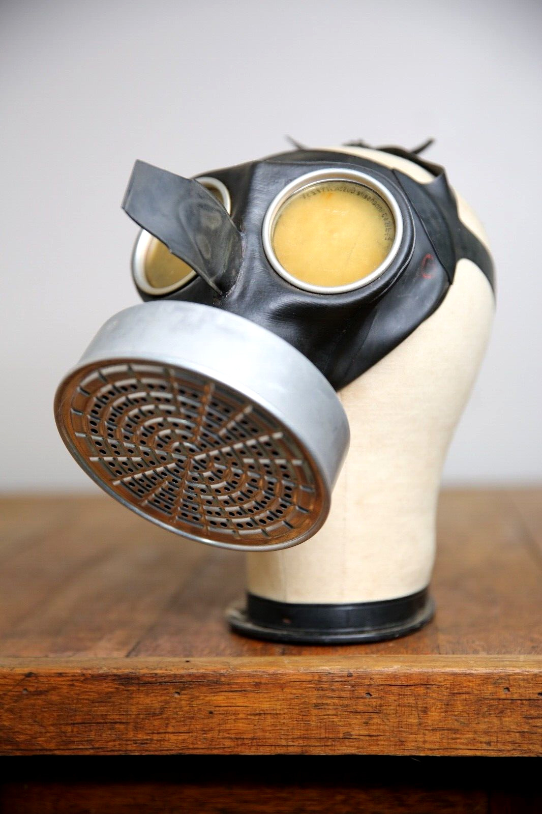 Vintage Civil Defense Gas Mask German WW2 WWII Atomic Bomb military goggles