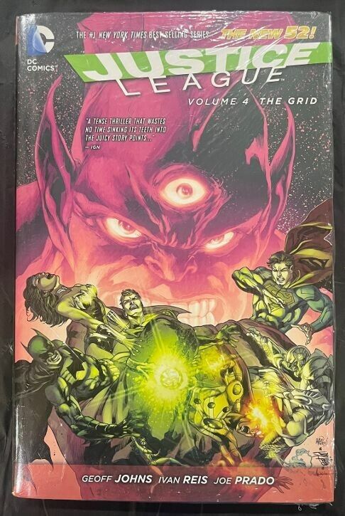 Justice League of America: the New 52 Vol 4: The Grid Hardcover HC ~ SEALED