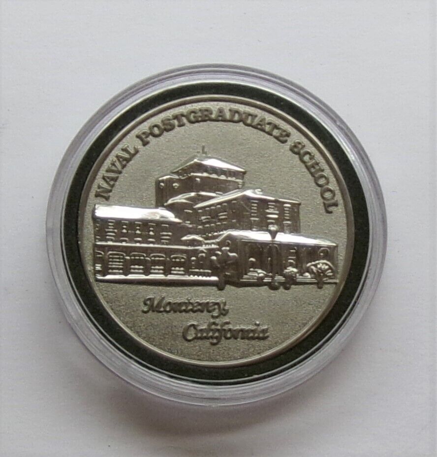 Naval Postgraduate School Monterey California Challenge Coin (Stainless Steel)
