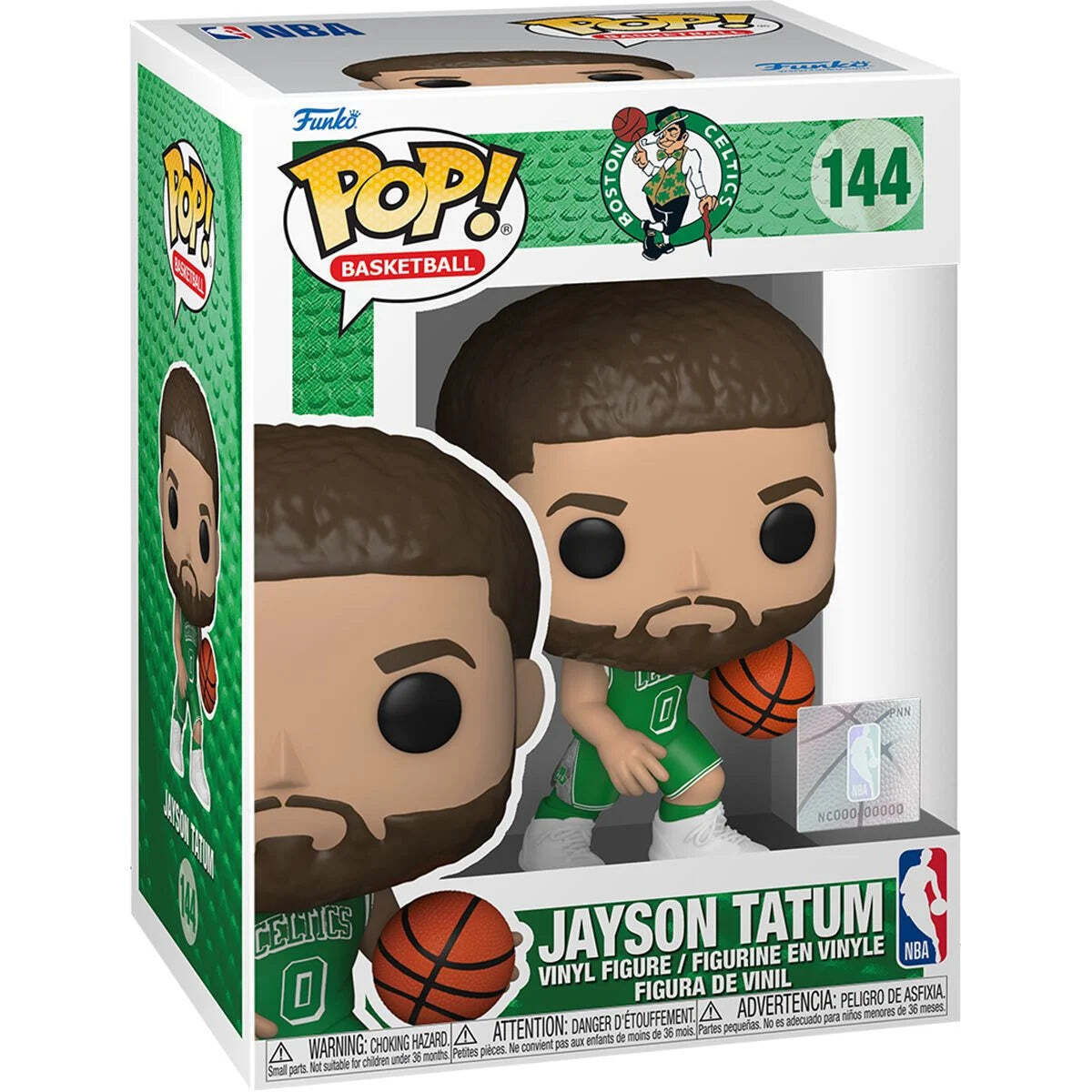 PREORDER BY 4/2024-FUNKO POP-NBA Celtics Jayson Tatum (City Edition 2021) #144