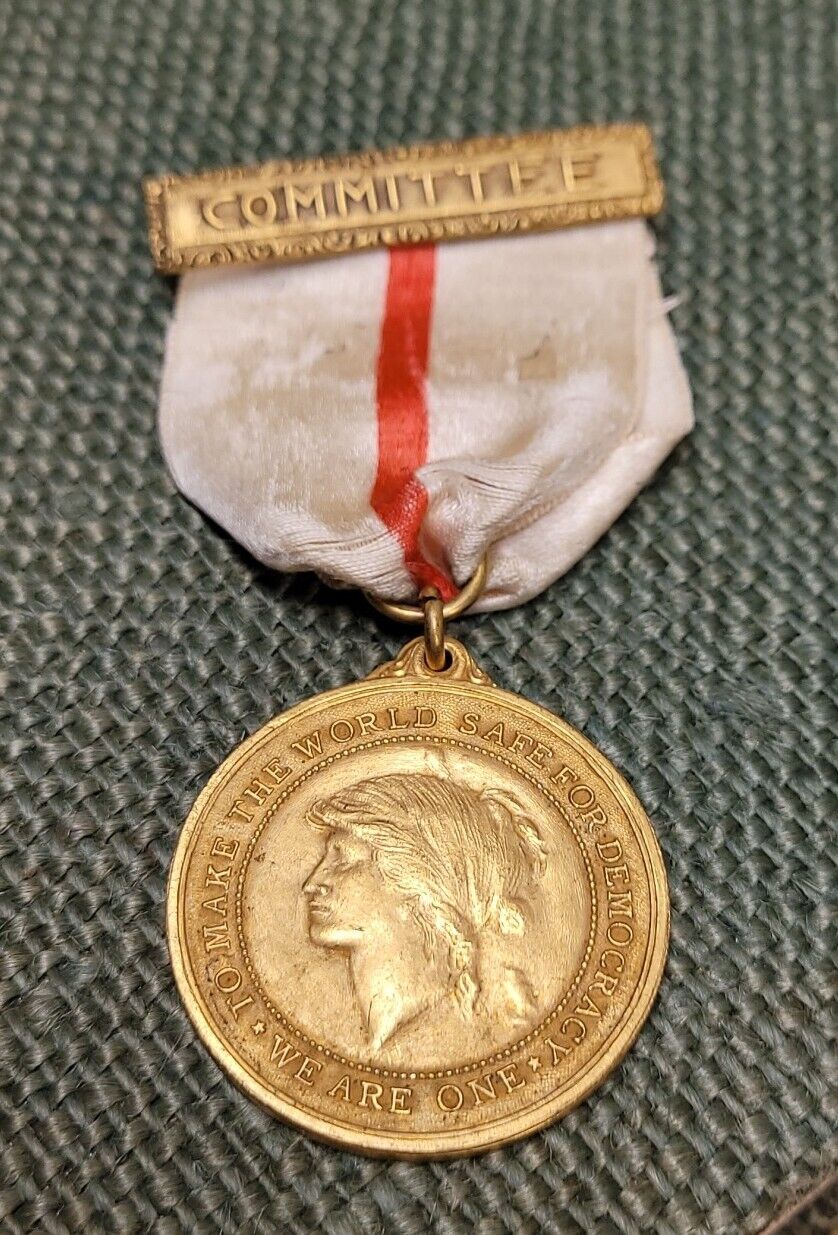 Scarce 1917 Allied War Commission Medal Imperial Japanese Committee WW1 NYC